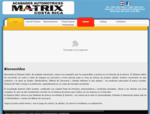 Tablet Screenshot of matrixpaint.com